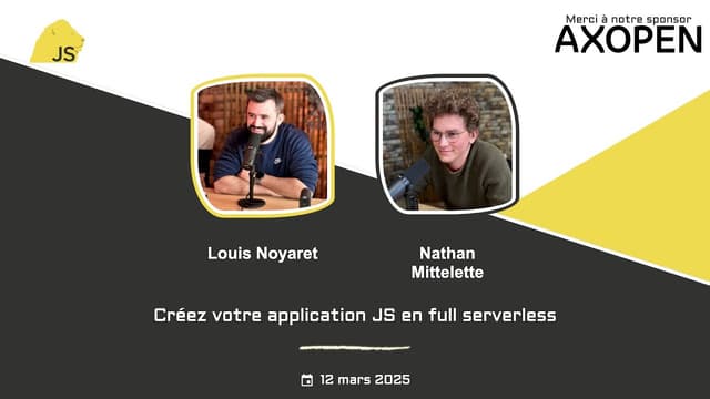 Créez votre application JS en full serverless